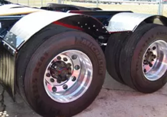 Truck wheels and tires