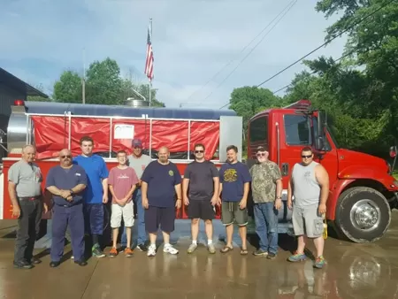 CarCo Fire truck delivery group photo 3