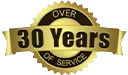 Over 30 Years of Service