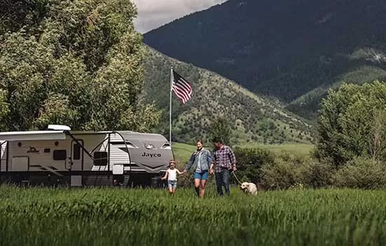 Financing — family with their RV