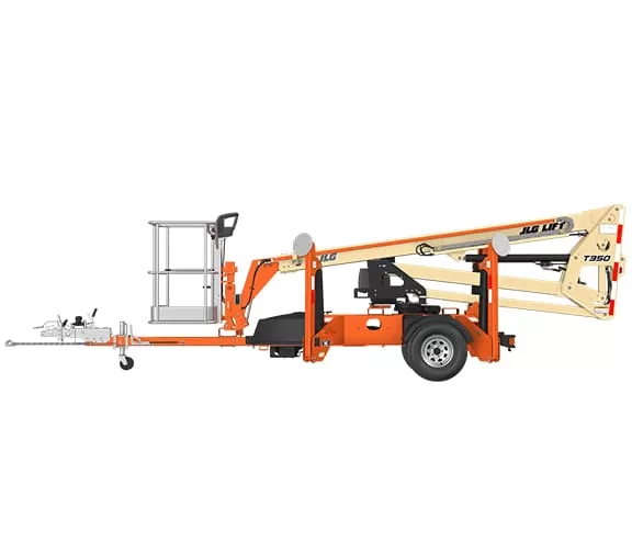 35FT Towable Boom Lift-orange