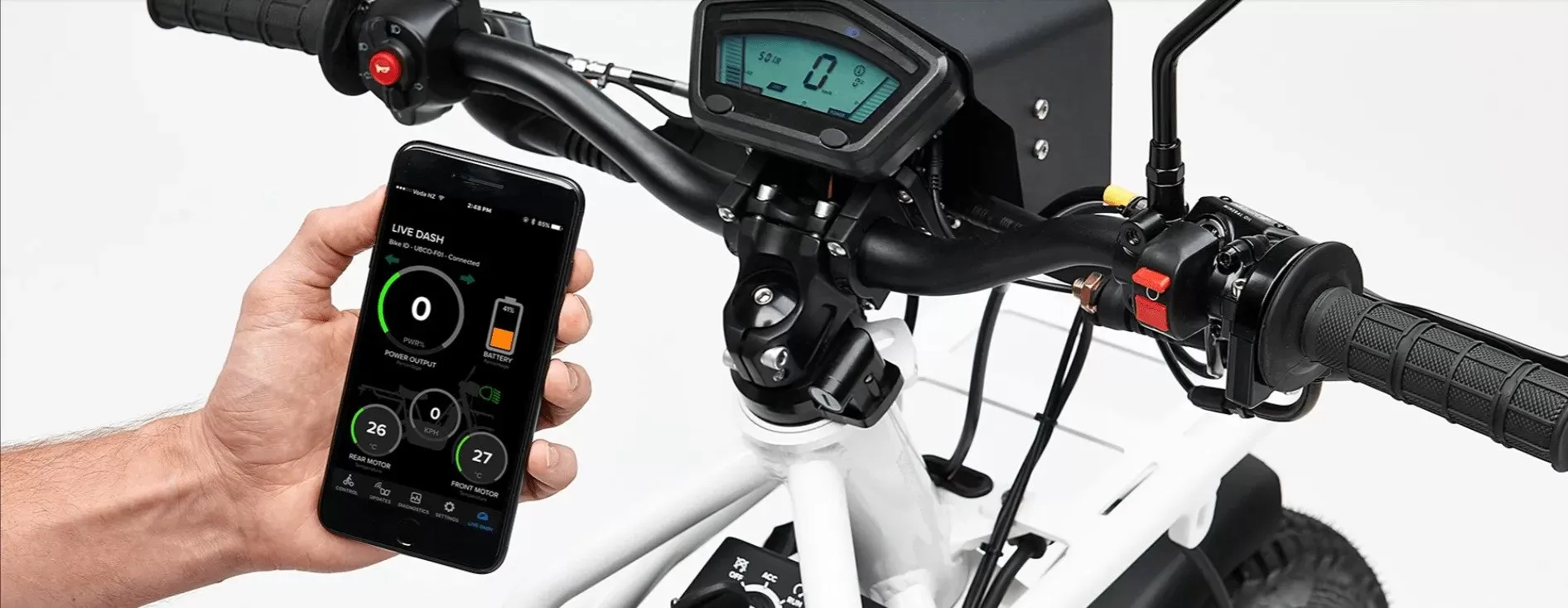 Electric utility bike controls