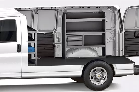 Racks and Bins Van Upfit