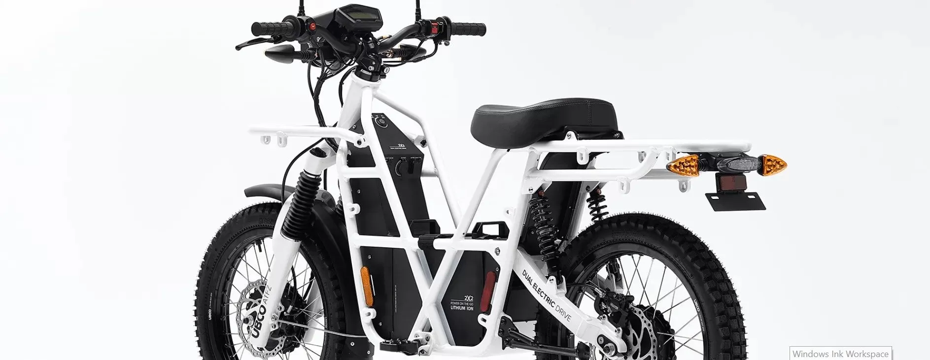 Electric utility bike full view