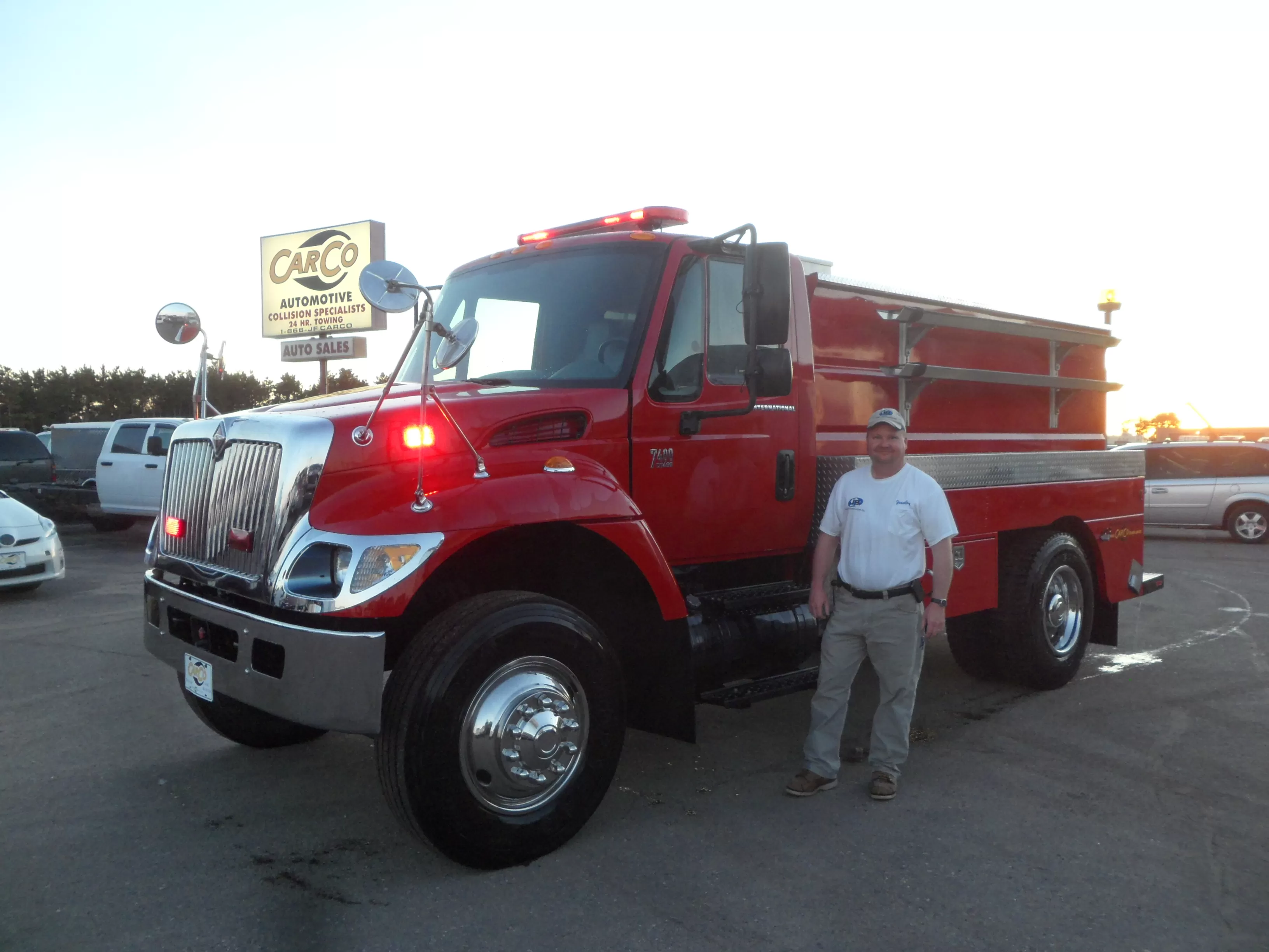 CarCo Fire truck delivery group photo 2
