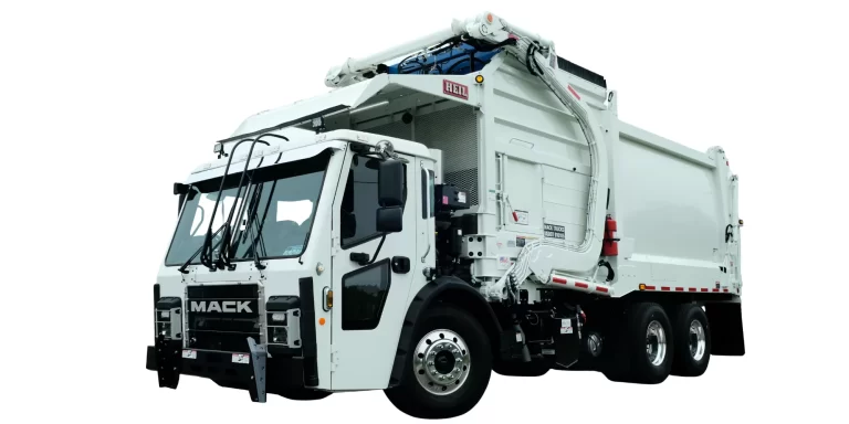 Mack LR heavy-duty commercial refuse truck
