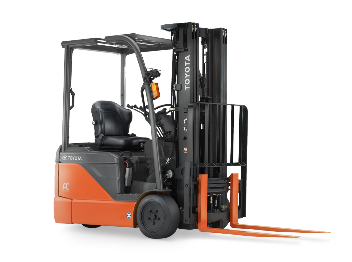 Toyota 3-wheel electric forklift